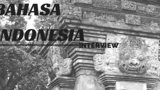 インドネシア語学習者にインタビューしたいと言われ受けたよって話。